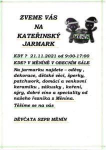 Katřinský jarmark v Měníne
